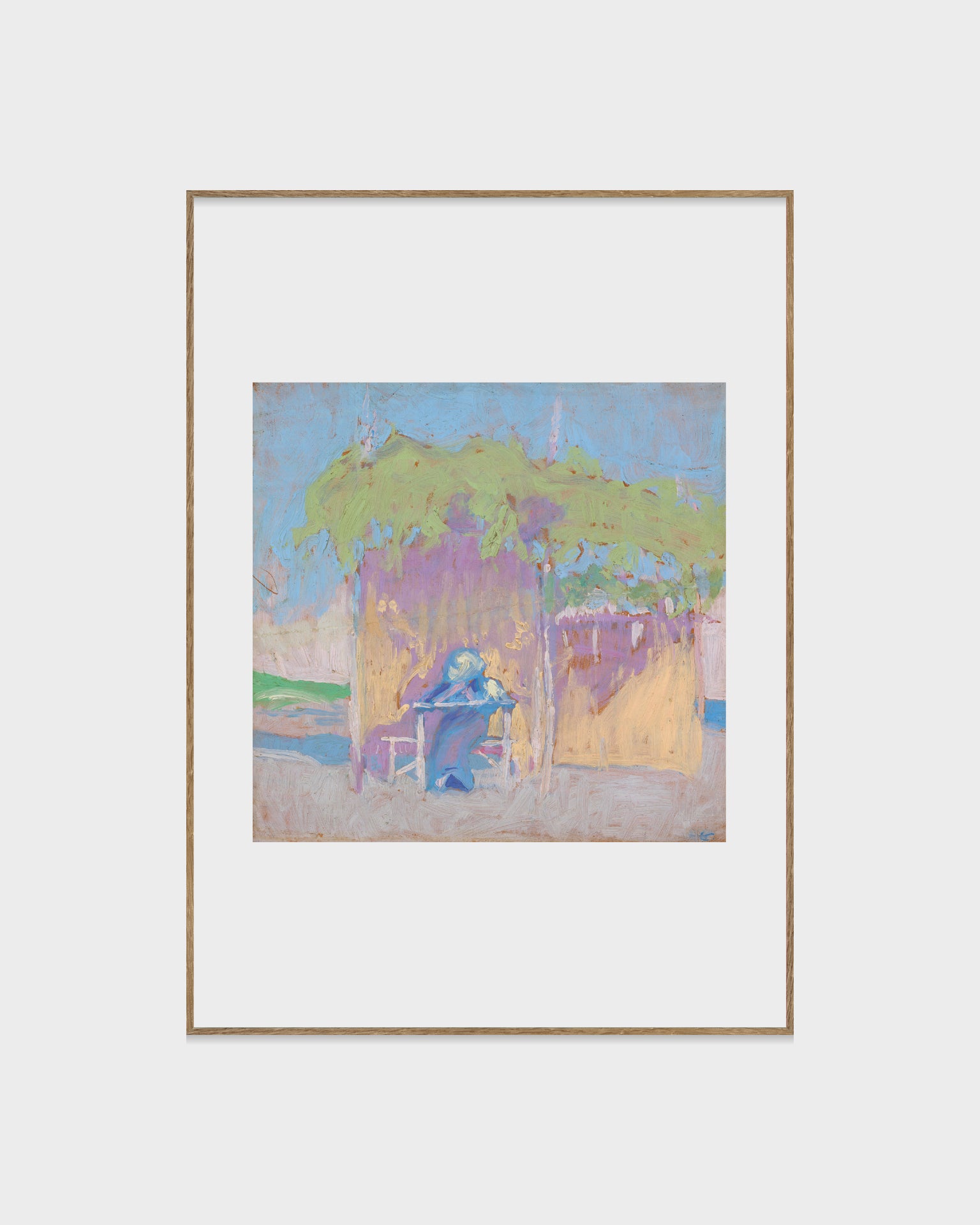 Poster av verket På Stranden av Ellen Thesleff från 1913 tryckt på premium papper.