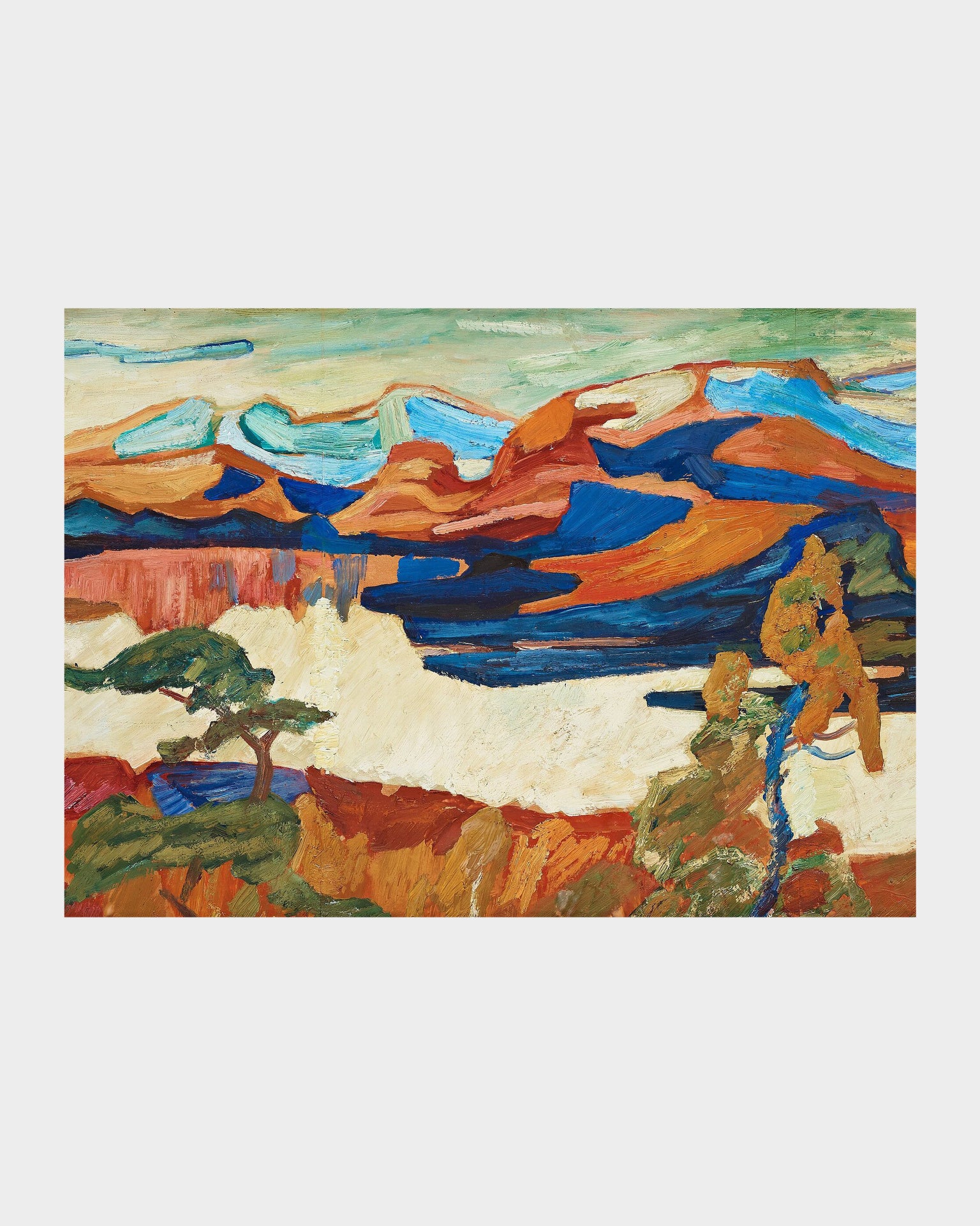 Landskap i höstfärger