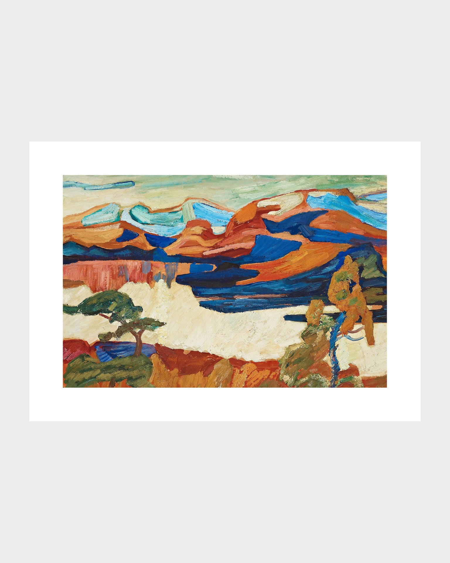 Landskap i höstfärger