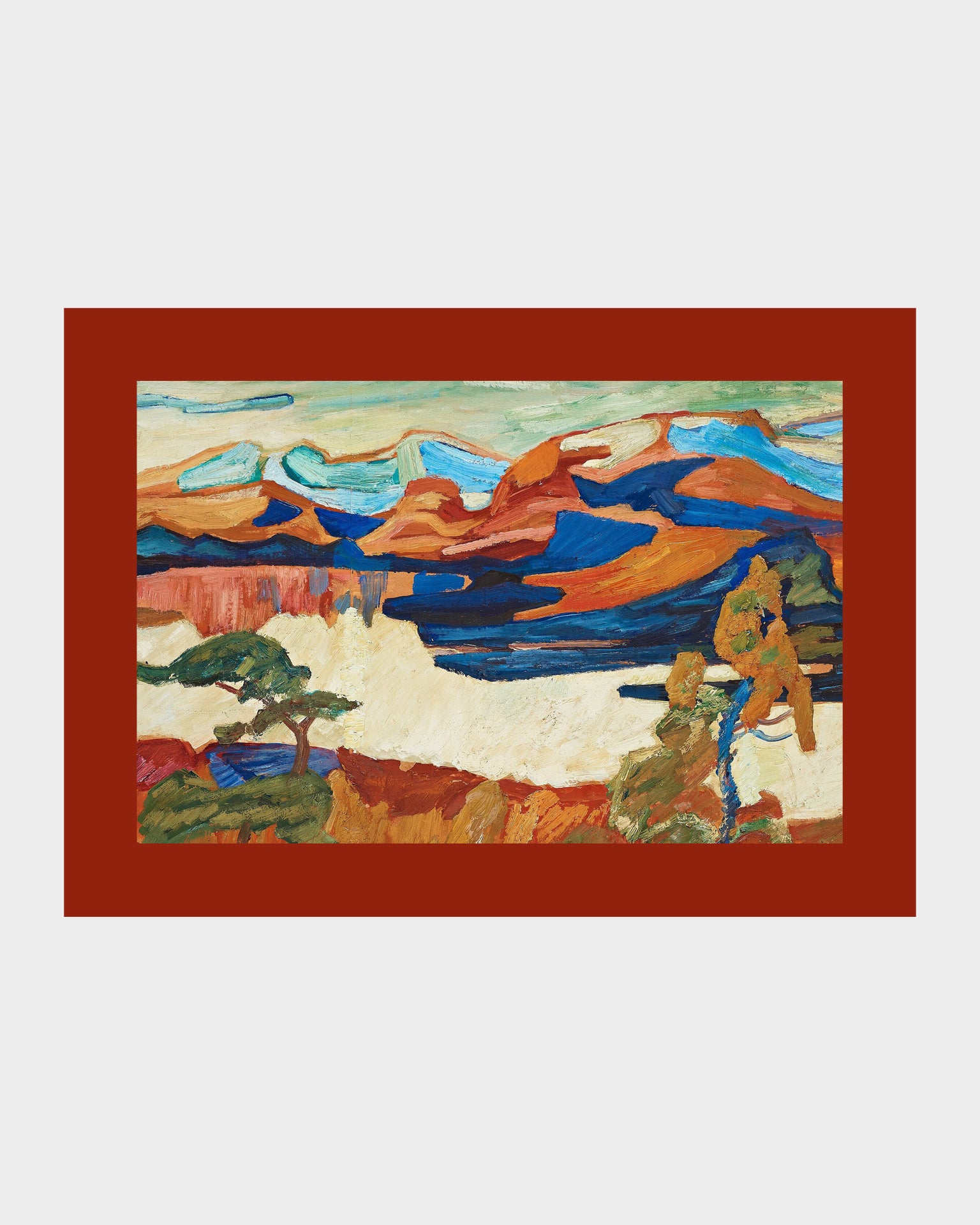 Landskap i höstfärger