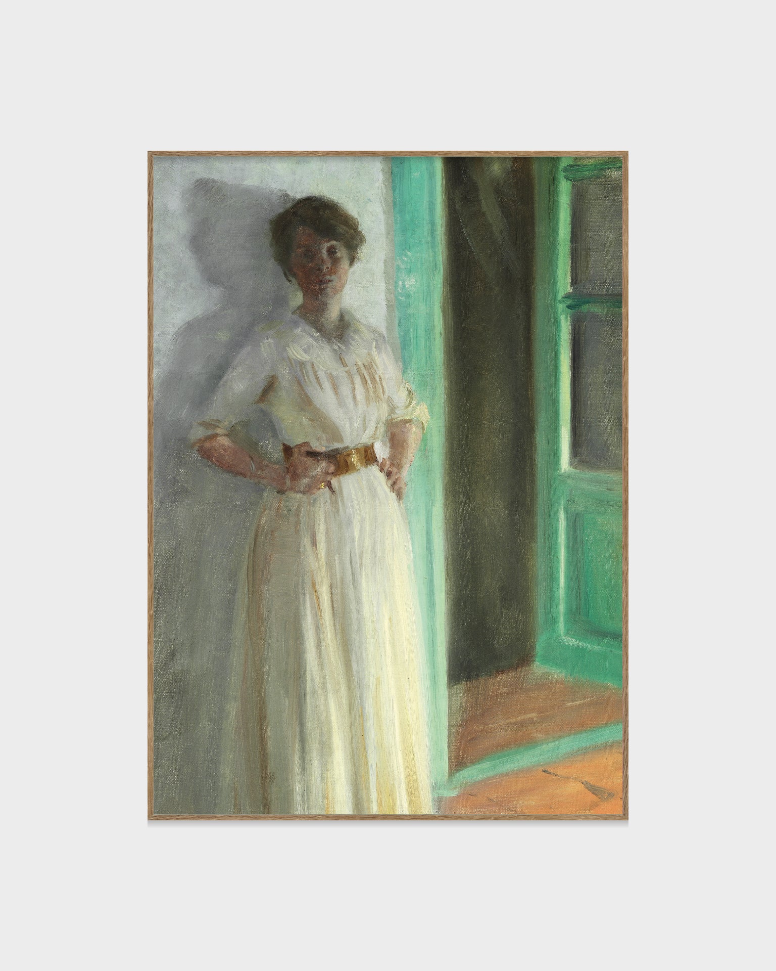 Konstnärens hustru. Helfigur.