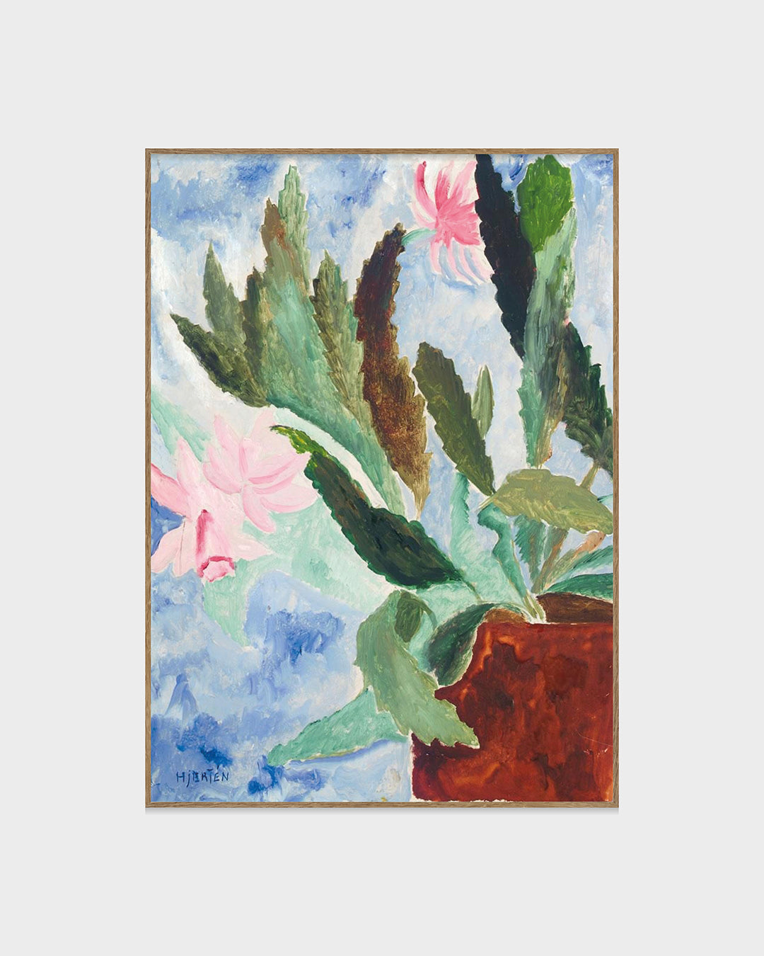 Stilleben med julkaktus